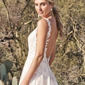 wedding dress with straps