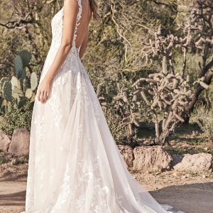 aline lace wedding dress