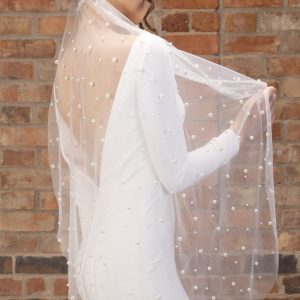 fingertip length veil pbv9010