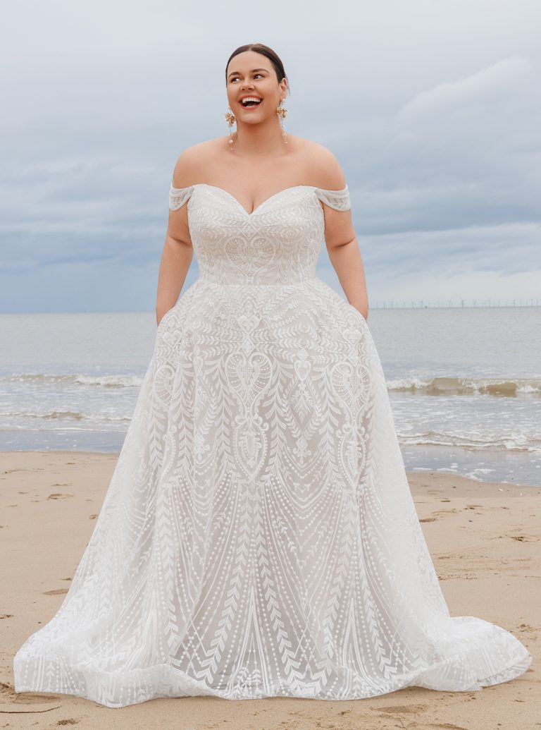 aline vintage wedding dress