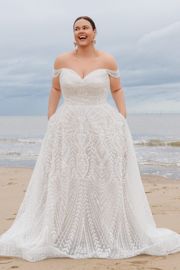 aline vintage wedding dress