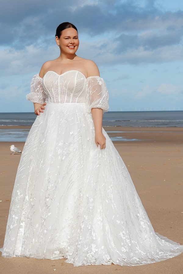 unique lace wedding dress