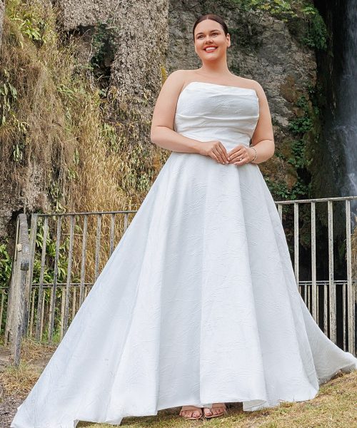 wedding dress for bigger but